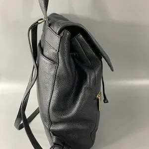 Michael kors RACHEL LG flap backpack leather MICHAEL KORS MK Rachel LG Flap Backpack Black Genuine  main image 2